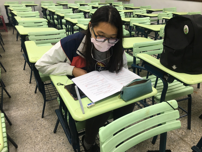 簽到後開始專心唸書圖片